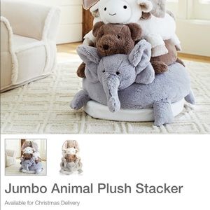 Pottery Barn Kids Jumbo Animal Plush Stacker